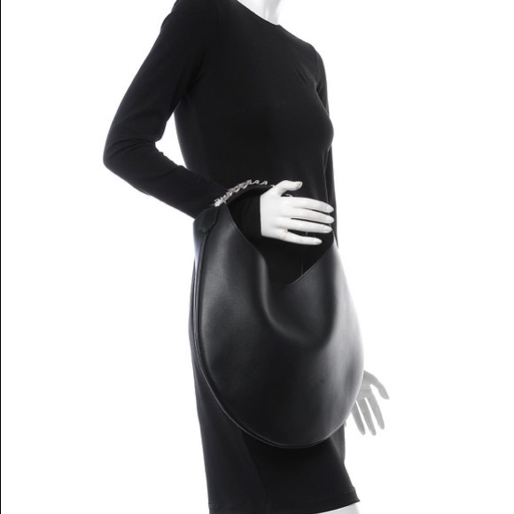 🔥🔥Givenchy Infinity Small Black Leather Hobo Bag - Picture 9 of 10